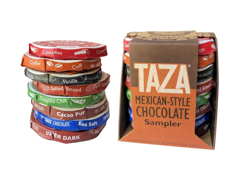 Taza Chocolate Organic Mexicano Disc Variety Pack, 1.35 Ounce (8 Count), Vegan