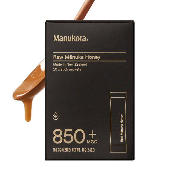 Manukora UMF 20+/MGO 850+ Raw Manuka Honey - Authentic Non-GMO New Zealand