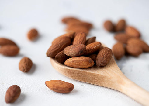 5 Food to Live Dry Roasted California Almonds, Pounds Oven Roasted Whole Nuts, Unsalted, No Oil Added, Vegan, Kosher