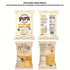 1 oz (24 Packs Pips Heirloom Truffle Mini Popcorn Bags pk) Individually Wrapped Snack Made With Heirloom Corn, Real