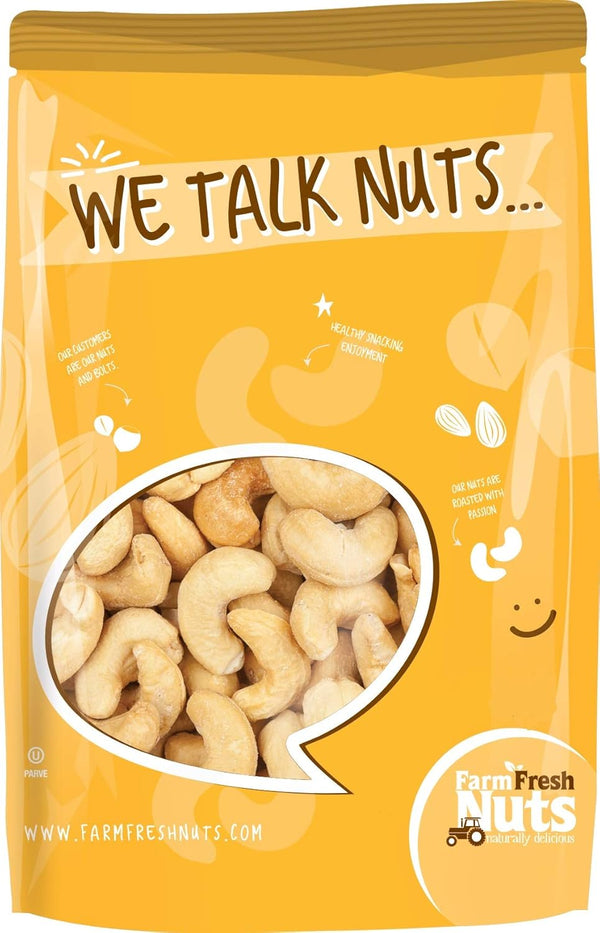 Raw Whole Natural Cashews Compares To Organic (1 Lb.) Unsalted - Handpicked