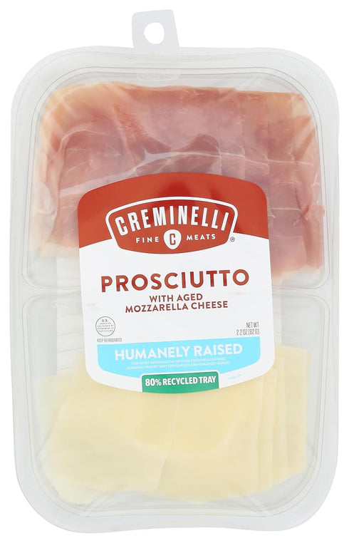 Creminelli - Italian Artisan Handcrafted Fine Meats, Sliced Prosciutto Salami with Aged