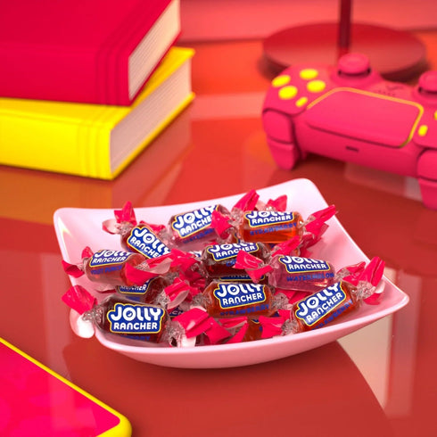 11.2 oz Jolly Rancher Awesome Reds Hard Candy Variety, Resealable Bag - Cherry, Strawberry, Watermelon, Fruit Punch