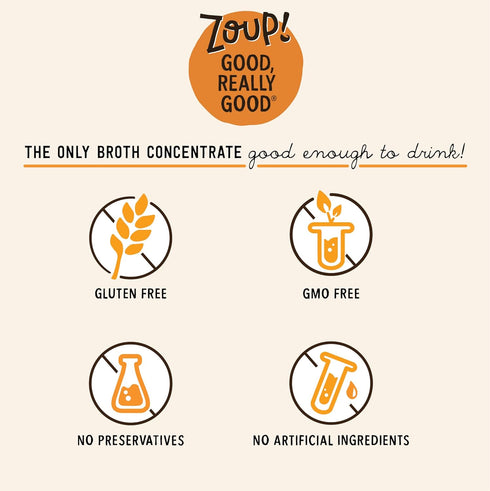 1-Pack, 7 Oz Zoup! Beef Bone Broth Culinary Concentrate