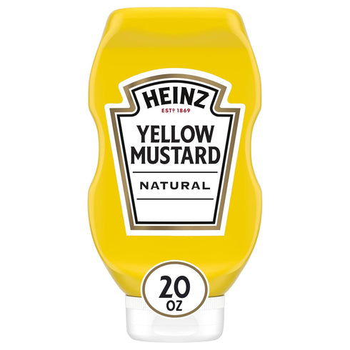 Heinz Yellow Mustard, 20 oz Bottle