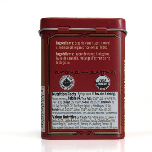 Clawhammer Organic Hot Cinnamon Mints, 30 GR