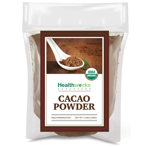 Healthworks Superfoods Organic Cacao Powder - 48 Oz / 3 Lbs -