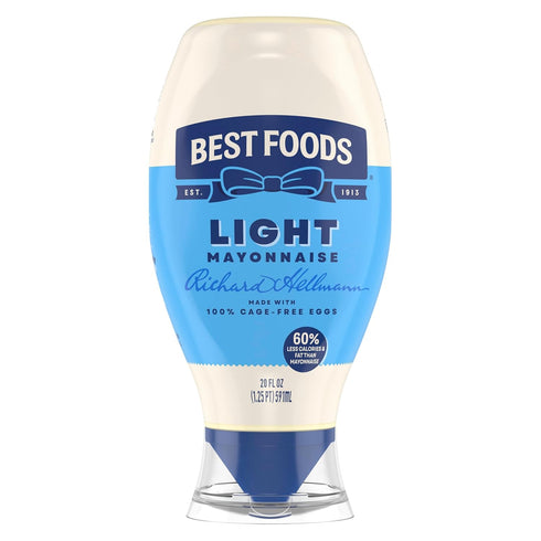 Best Foods Mayonnaise Light Mayo 1 ct For a Creamy Condiment or Sandwich Spread