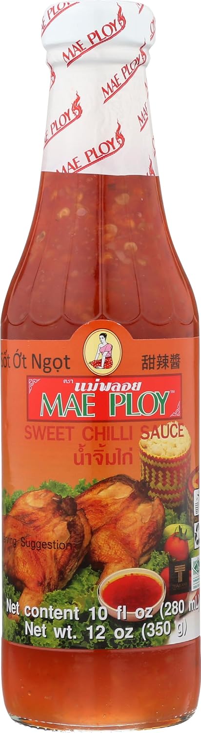 Mae Ploy Sweet Chili Sauce, Gluten Free, 12 Fluid Ounces (Pack Of