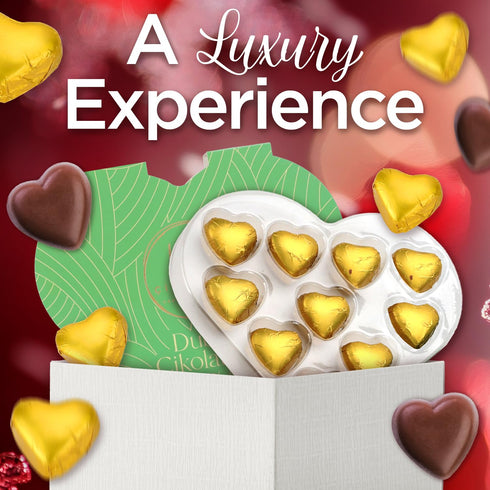 10 Pack Heart-Shaped Dubai Chocolate Pcs Pistachio for Mother`s Day or Every Occasion, Luxurious Pistachio Chocolate