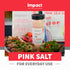1lb Impact - Fine Himalayan Pink Sea Salt - No Additives Rich in Trace Minerals Non-GMO Gluten-Free Ideal for Low-Carb