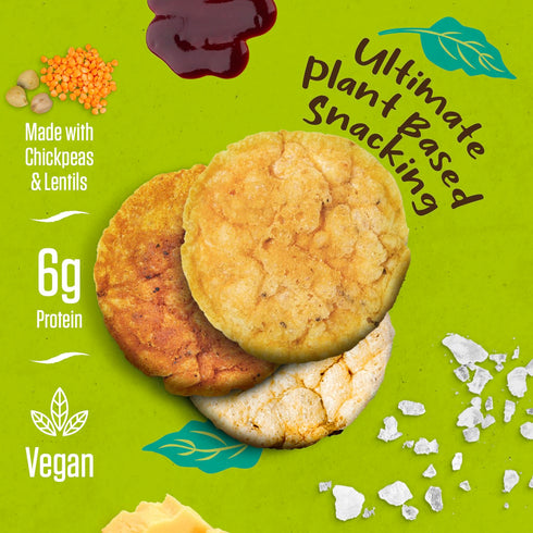 1 oz (15-Pack) Pack PeaKaPop Veggie Chips - Healthy Snacks for Adults & Kids with Pea, Lentil & Chickpea Protein