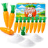 Carrot-Shaped Sweet & Tangy Powdered Candy, 24 Ct (Apple, Orange, Strawberry) Classic