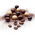 4.4 Oz, UNIQBITE Chocolate Covered Coffee Beans, Mixed Chocolate Dragees with Whole Roasted Coffee, White-Dark-Milk