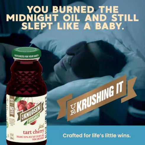 8 oz (12 Pack) R.W. Knudsen Organic Tart Cherry Juice, fl