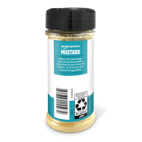 2.75 Oz, Pack 2 Packaging Amazon Grocery, Ground Mustard, of (Previously Happy Belly, May Vary)