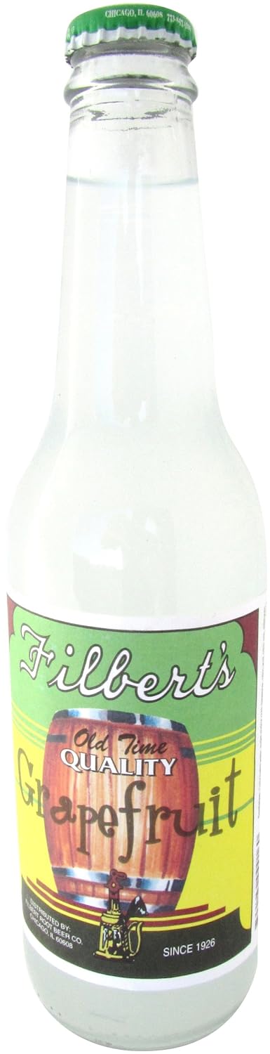 Filbert's GRAPEFRUIT OLD TIME CHICAGO SODA - "wonderful crisp citrus flavor" ,