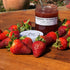 5 Oz (142 Strawberry Rhubarb Jam, Made with Fresh Strawberries & Rhubarb, Gourmet Low Sugar Jam, Homemade