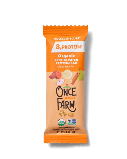 1.6 OZ ONCE UPON A FARM Organic Cinnamon Roll Oat Bar Sgl