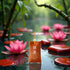 Rosojodg Red Lucky Spiritual Salt Pouch, Spiritual Salt with Sachet, Buddhist Spiritual Salts Pouch Necklace for Money