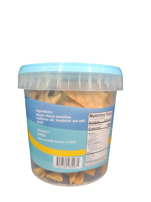 Pack PANSARDO BREADCHIPS Traditional Sardinian Savory Bread Chips - Original Flavor - Four