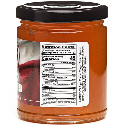 11 oz (312 Texas Pepper Jelly Peach Habanero Jelly Net Wt. g)