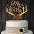 Mr and Mrs Cake Toppers – Rustic Flower Tree Wood Wedding Party Engagement Decoration