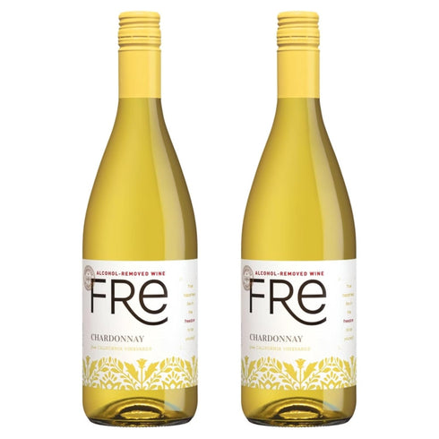 Sutter Home Fre Chardonnay from California Vineyards - Rich Creamy Apple With Tart Finish