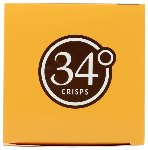 34 Degrees Sesame Crisps - Thin, Light & Crunchy Crisps, Single Pack (4.5oz)