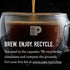 100% 9, 50 Count (5 10 Peet's Coffee, Medium Roast Espresso Capsules, Compatible with Nespresso Original Machines