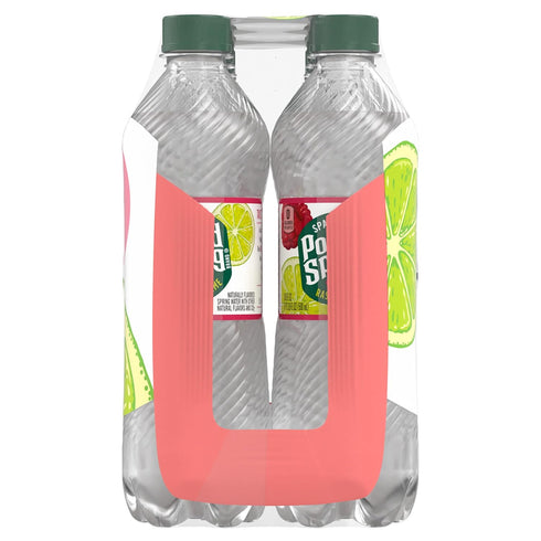 16.9 Oz (Pack 8) Poland Spring Sparkling Water, Raspberry Lime, Fl