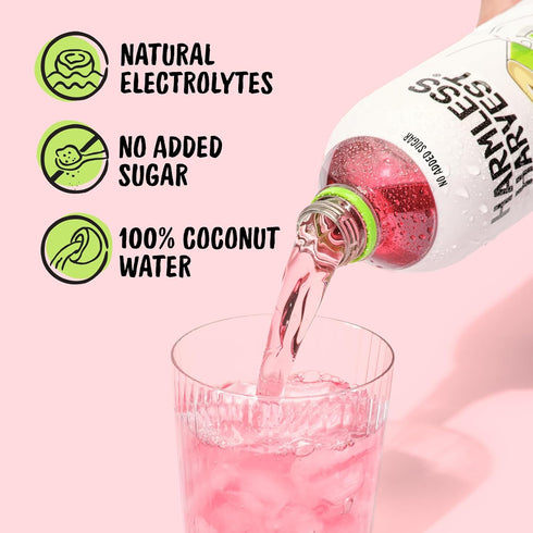 Harmless 10 Oz, 12 Pack Harvest Organic Coconut Water Fl Original Coconut Water No Sugar Added, No Added Flavor Only