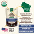 1 lb Organic Navy Beans - Non-GMO, USDA Organic, Tested Clean Certified, Vegan - Rich in Fiber & Protein for Soups