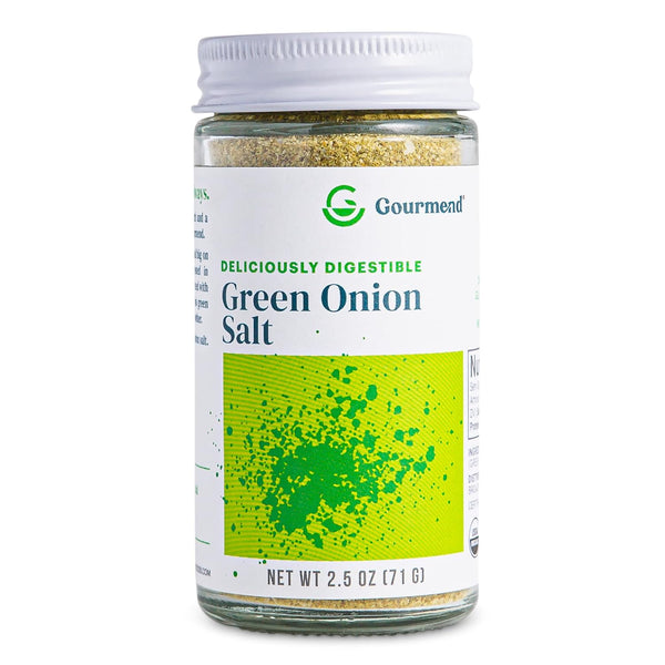 Gourmend Foods Organic Green Onion Salt Low FODMAP, Filler Free, Gluten Free,