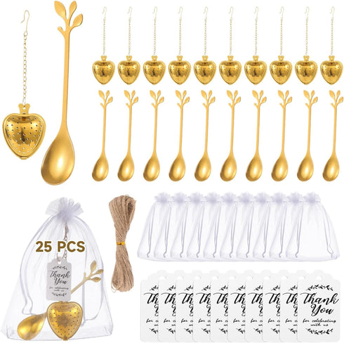Generic Wedding Keepsakes for People, 25 Sets Bridal Shower Gifts, Tea Gathering Kit