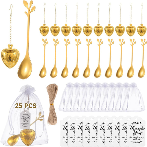 Generic Wedding Keepsakes for People, 25 Sets Bridal Shower Gifts, Tea Gathering Kit