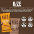 20-Count 10g (20 Count) KiZE Energy Bars - Peanut Butter Chocolate Chip & Cookie Dough Bundle - - Gluten Free, Dairy