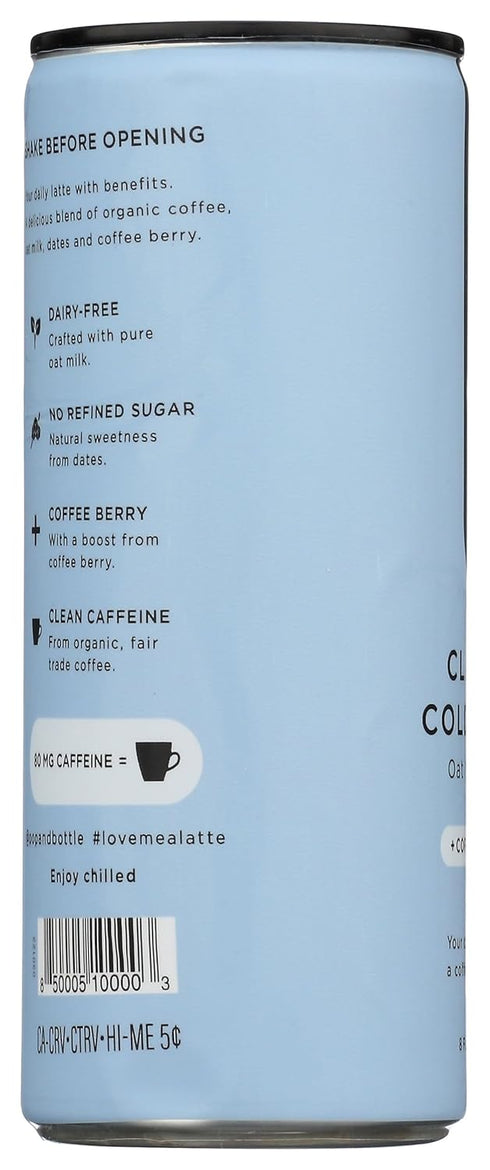 8 Oz Pop And Bottle, Latte Oat Milk Classic Antioxidants, Fl