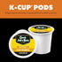 6 Packs 12 Chock Full o' Nuts Soho Morning Keurig K-Cup Pods for Keurig Brewers Premium Arabica, Mild Roast Single