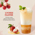 52USA 1kg (2.2 lbs) Lychee Flavored Coconut Jelly Topping for Desserts and Boba Tea, Premium Coconut Gel Strip