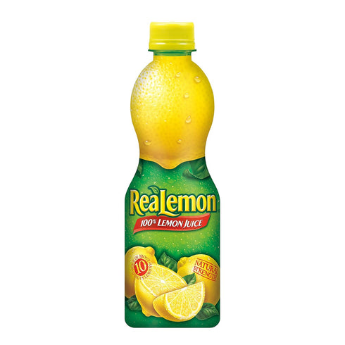 ReaLemon 100% 15 oz (Pack 12), Lemon Juice, fl bottle of Made with Lemon Juice from Concentrate, Gluten-Free, Sodium