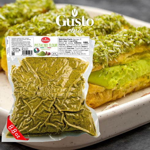 8.8 oz (250 Pistachio Flour, g), Fine Chopped Pistachio Flour, Ground Pistachios, Pistachio Powder, Gluten Free Flour