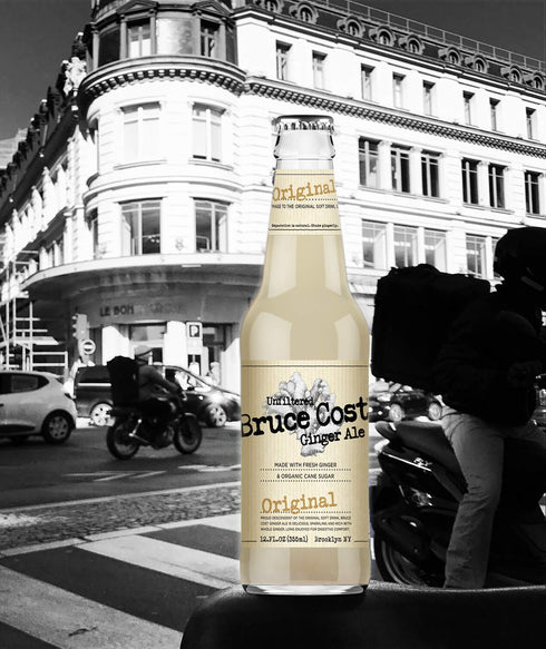 Bruce Cost Ginger Ale 12 oz (12 Bruce Cost - Unfiltered Ginger Ale - Original - Glass Bottles)