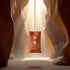 Rosojodg Red Lucky Spiritual Salt Pouch, Spiritual Salt with Sachet, Buddhist Spiritual Salts Pouch Necklace for Money