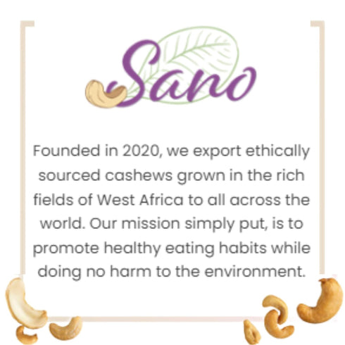 SANO 2lbs (32oz) Pack, Raw Cashew Pieces Organic Cashews Nuts, Fresh Unsalted cashew in Resealable No Salt Cashews