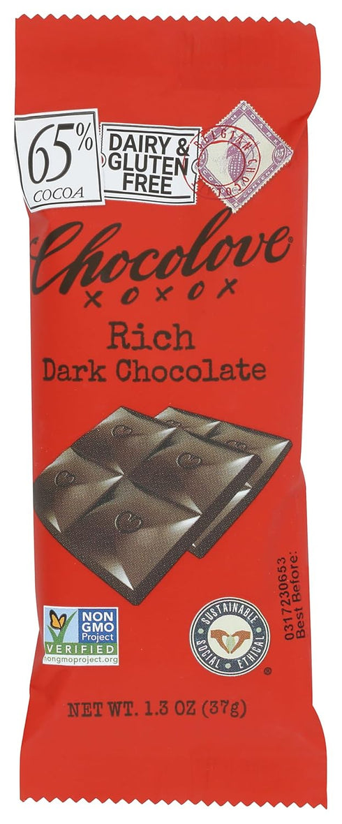 Chocolove, 65% Cocoa Rich Dark Chocolate Bar, 1 Ounce