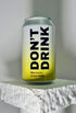 100% 12 oz Pack 12 Dont Drink - Lemon Ginger - Prebiotic Soda - Electrolytes, Vitamin C, Turmeric - fl Cans