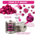QZLGD 19.40Z/550g, Freeze-Dried Dragon Fruit, Freeze-Dried Fruit, Dragon Frui-t Snacks, No Sugar Added, for Drink