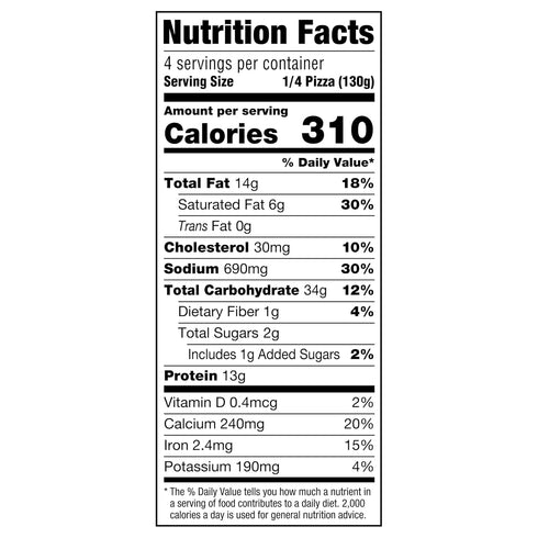 Frozen 18.3 Oz Rao's Made For Home Uncured Pepperoni Pizza Pizza, Box