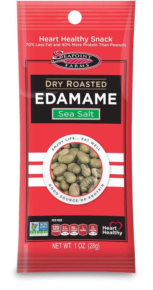 1 50 Seapoint Farms Sea Salt Dry Roasted Edamame, Ounce - per case.